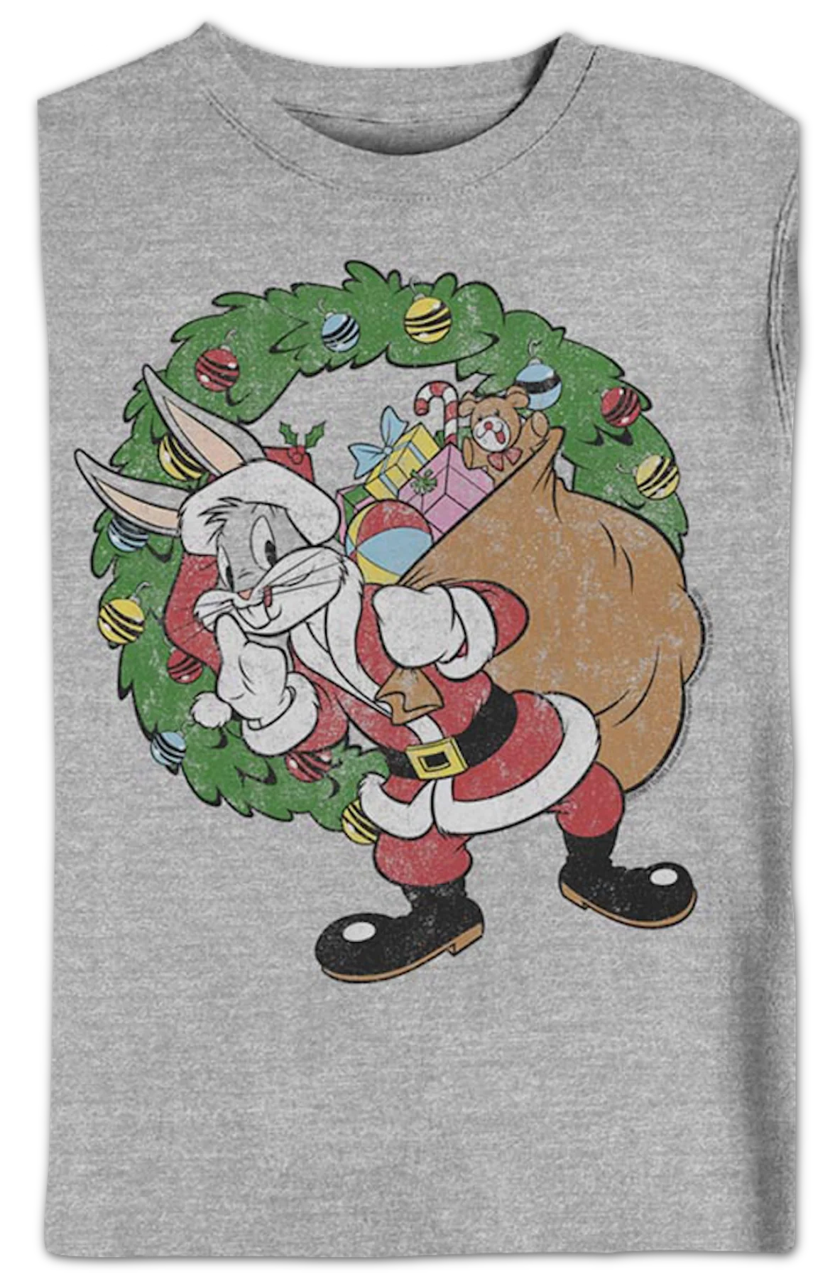 Bugs Bunny Santa Claus Looney Tunes Sweatshirt - Image 2