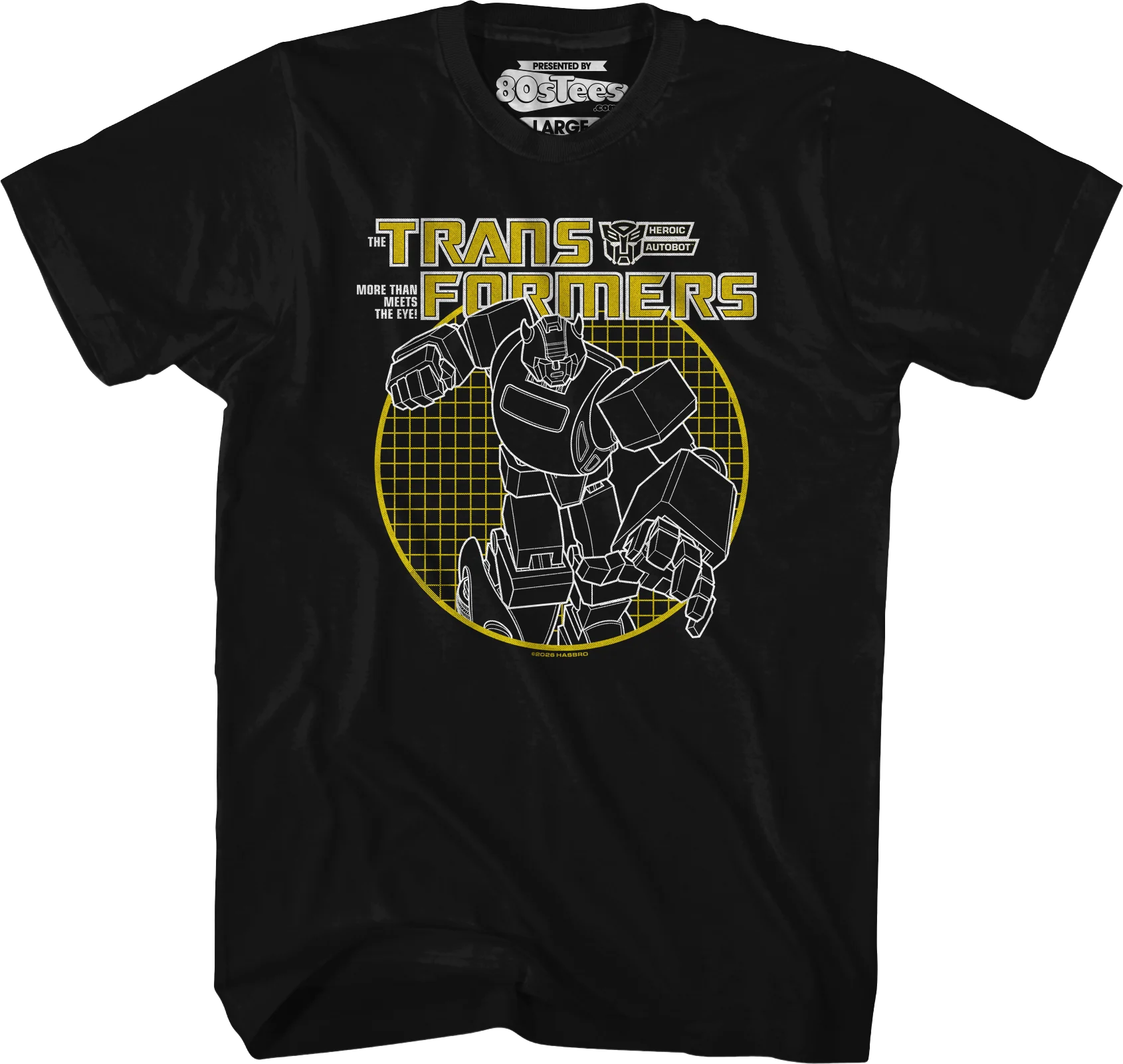 Bumblebee Circle Grid Transformers T-Shirt