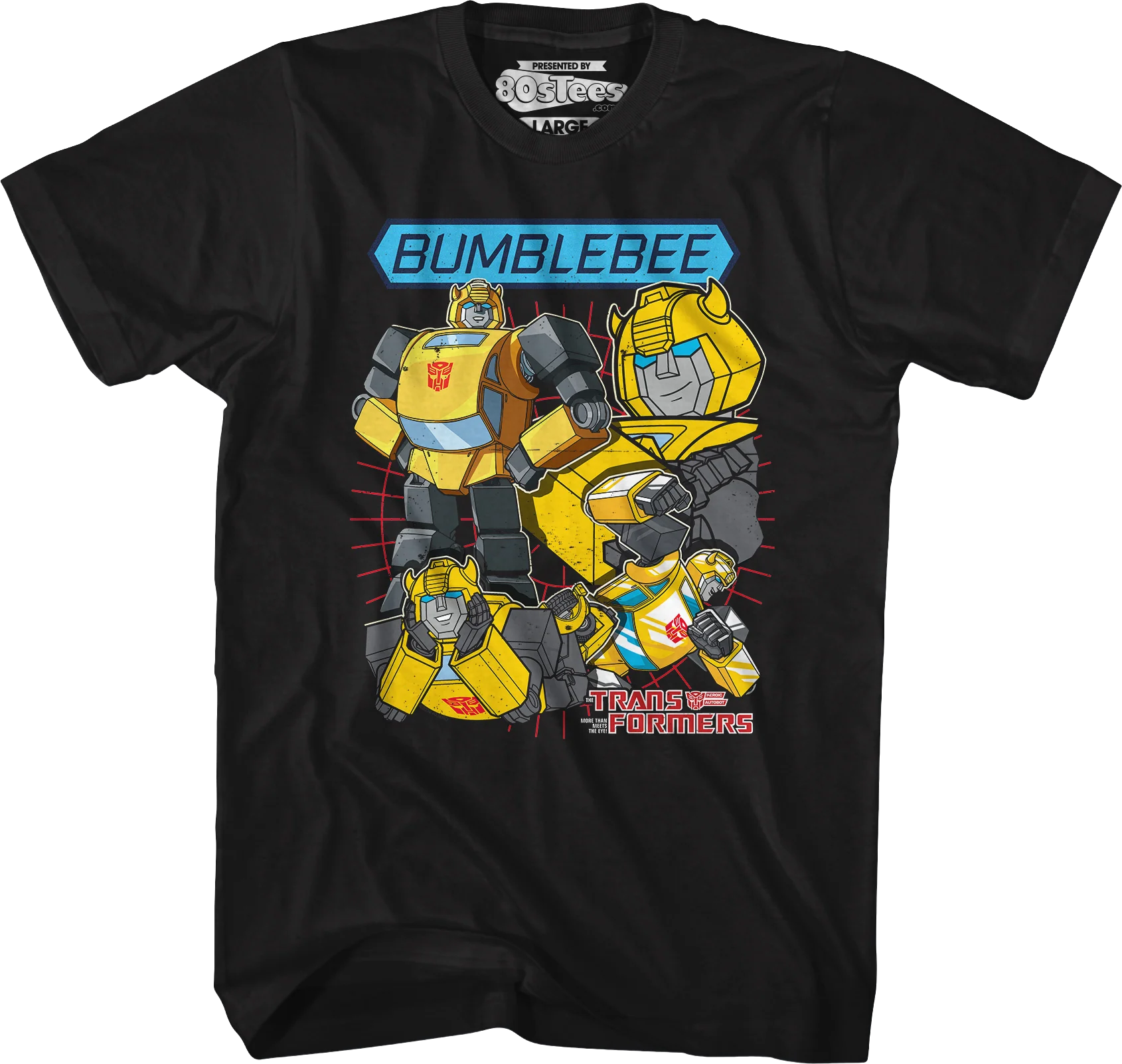 Bumblebee Collage Transformers T-Shirt - Image 5