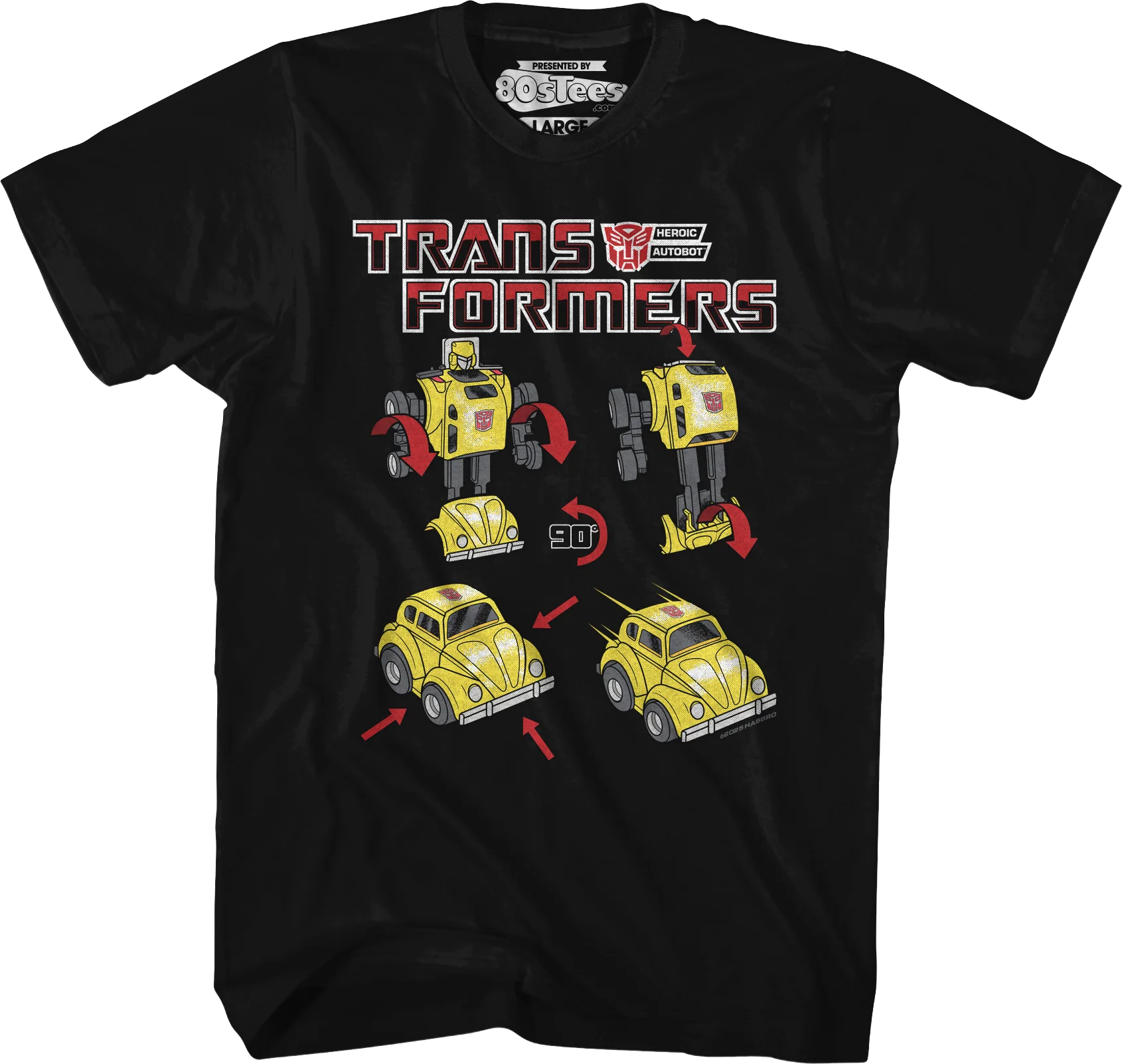 Bumblebee Form Steps Transformers T-Shirt