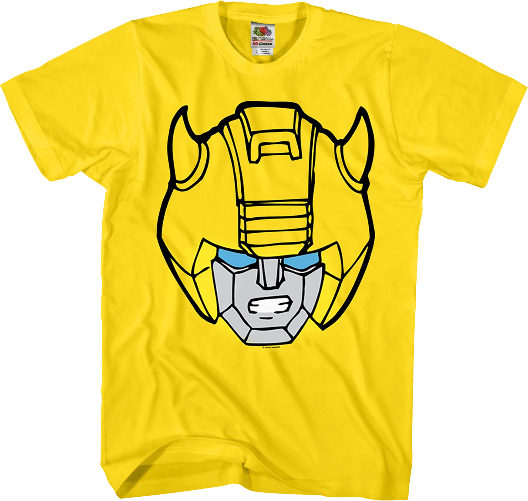 Bumblebee Head Shot Transformers T-Shirt