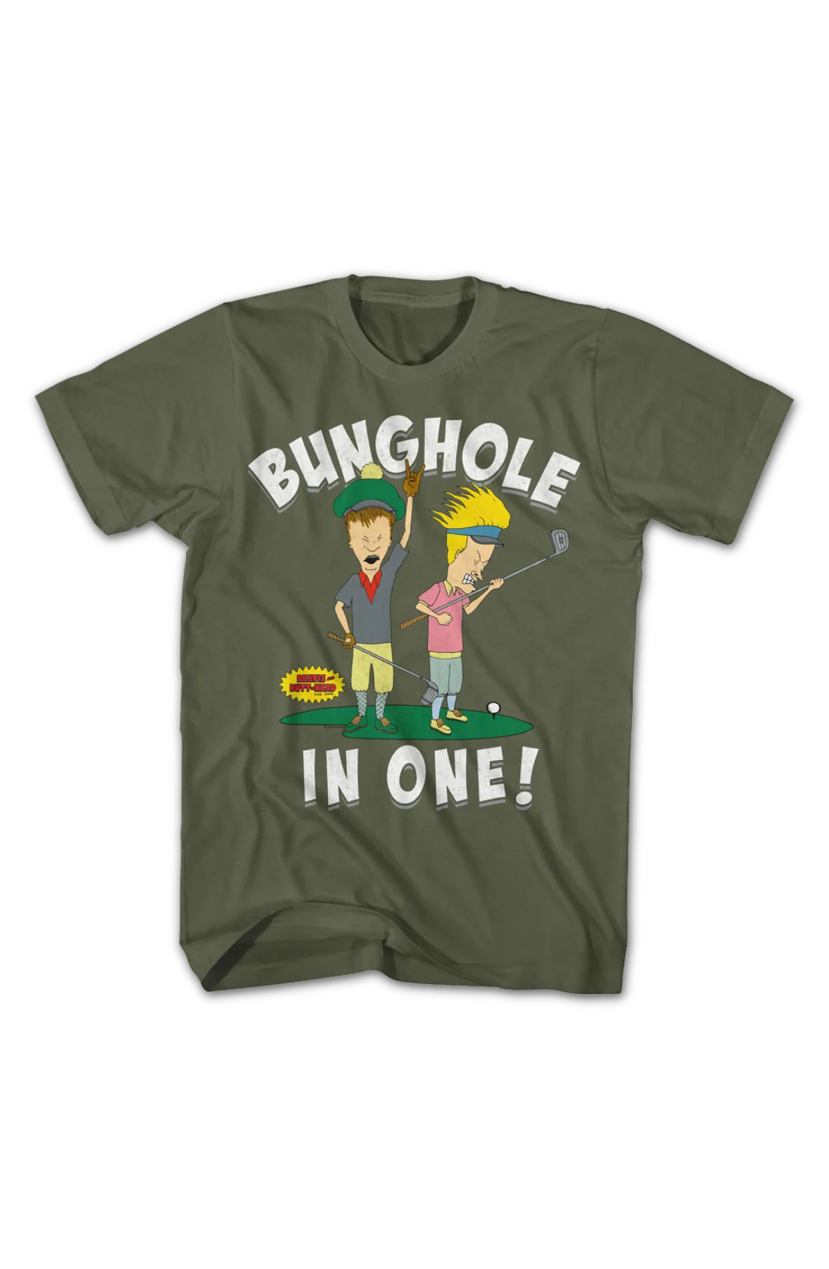 Bunghole In One Beavis And Butt-Head T-Shirt - Image 2