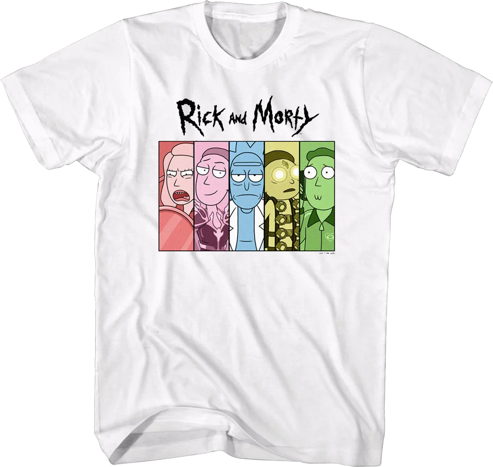 Cast Rick And Morty T-Shirt