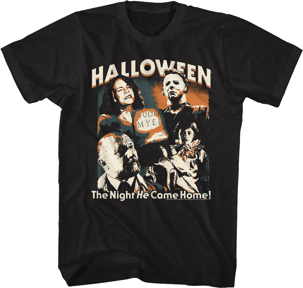 Character Collage Halloween T-Shirt