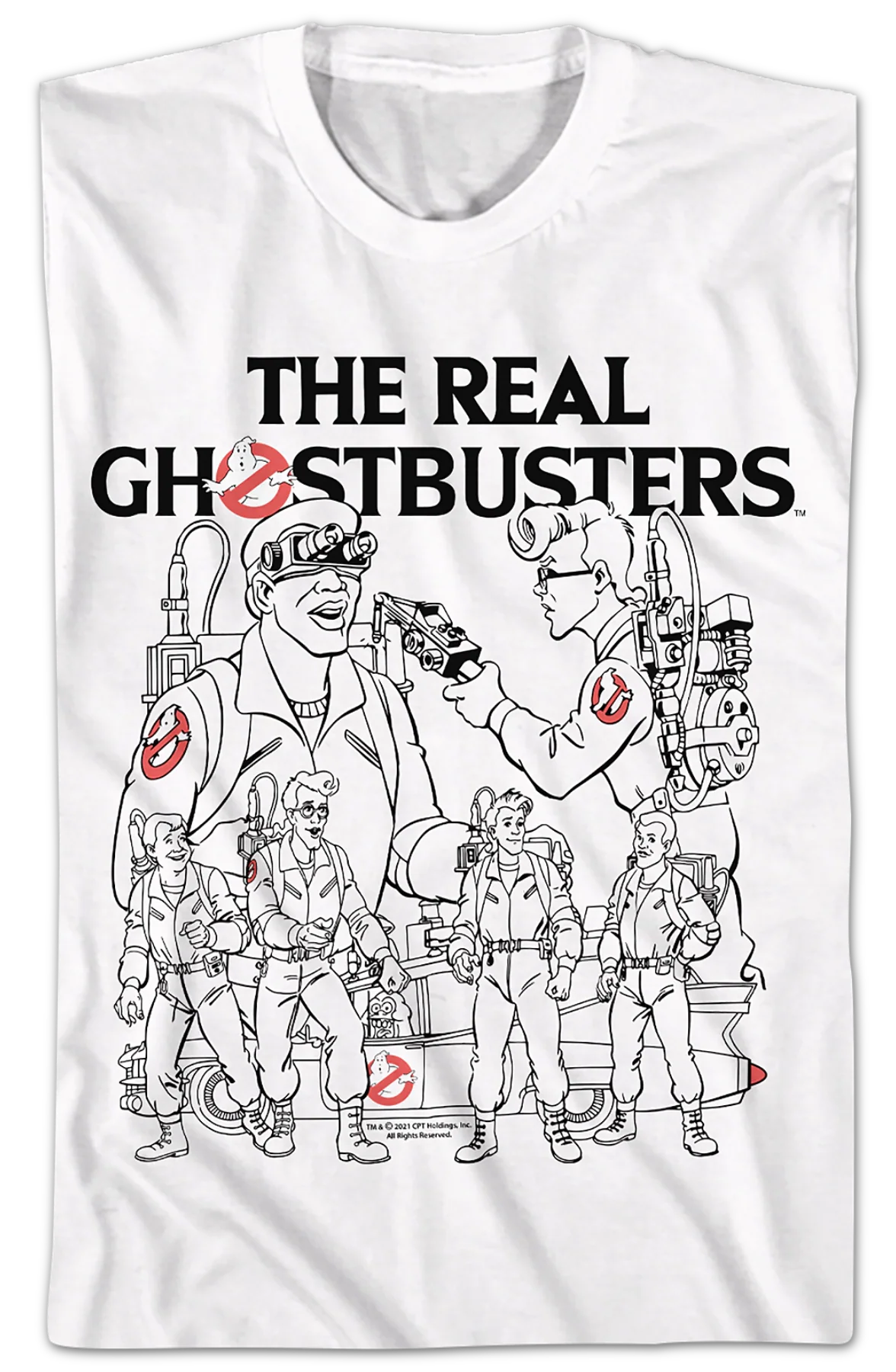 Character Sketches Real Ghostbusters T-Shirt - Image 2