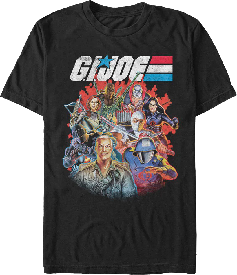 Characters Collage GI Joe T-Shirt