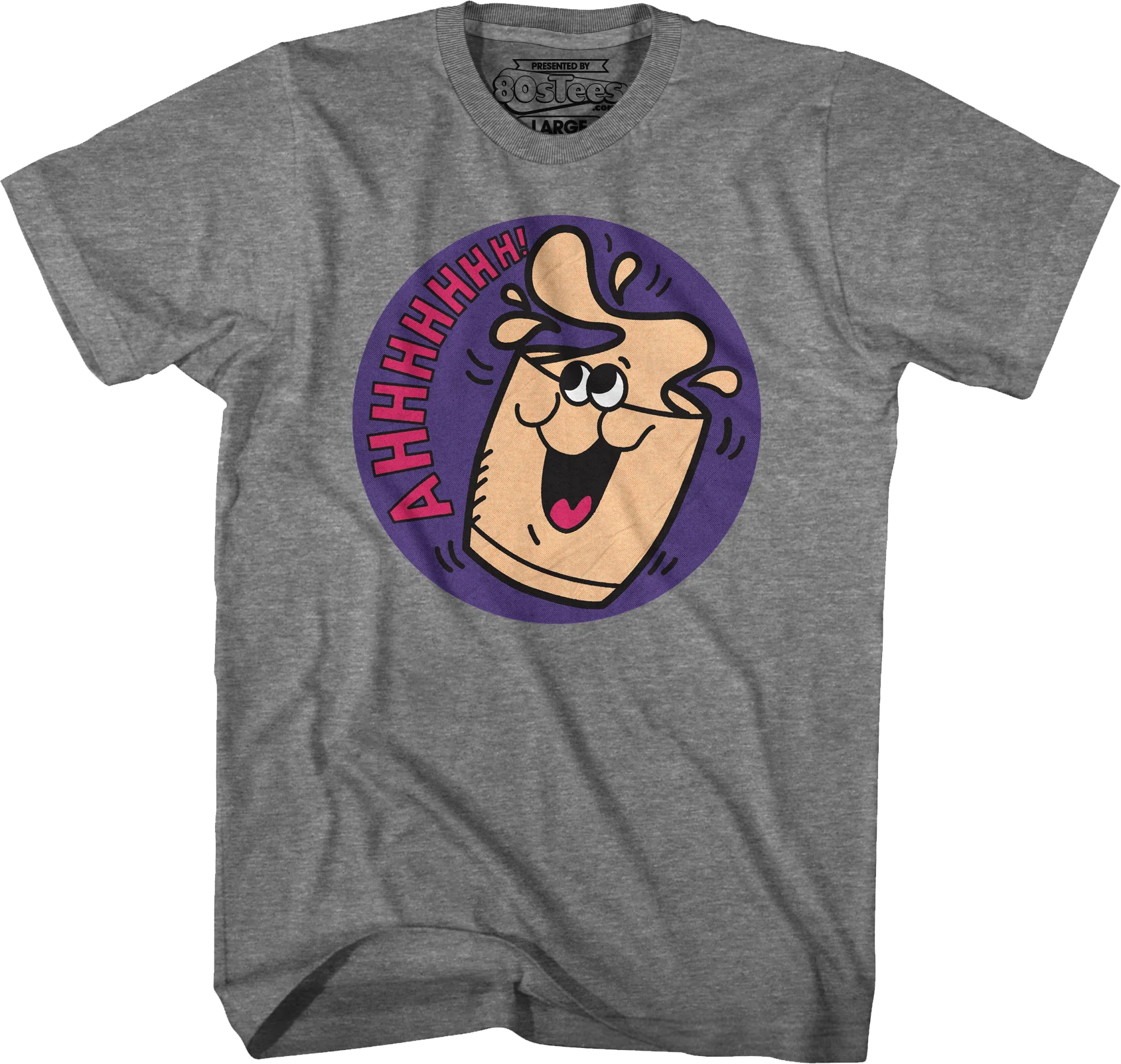 Chocolate Milk Scratch & Sniff Sticker T-Shirt - Image 8