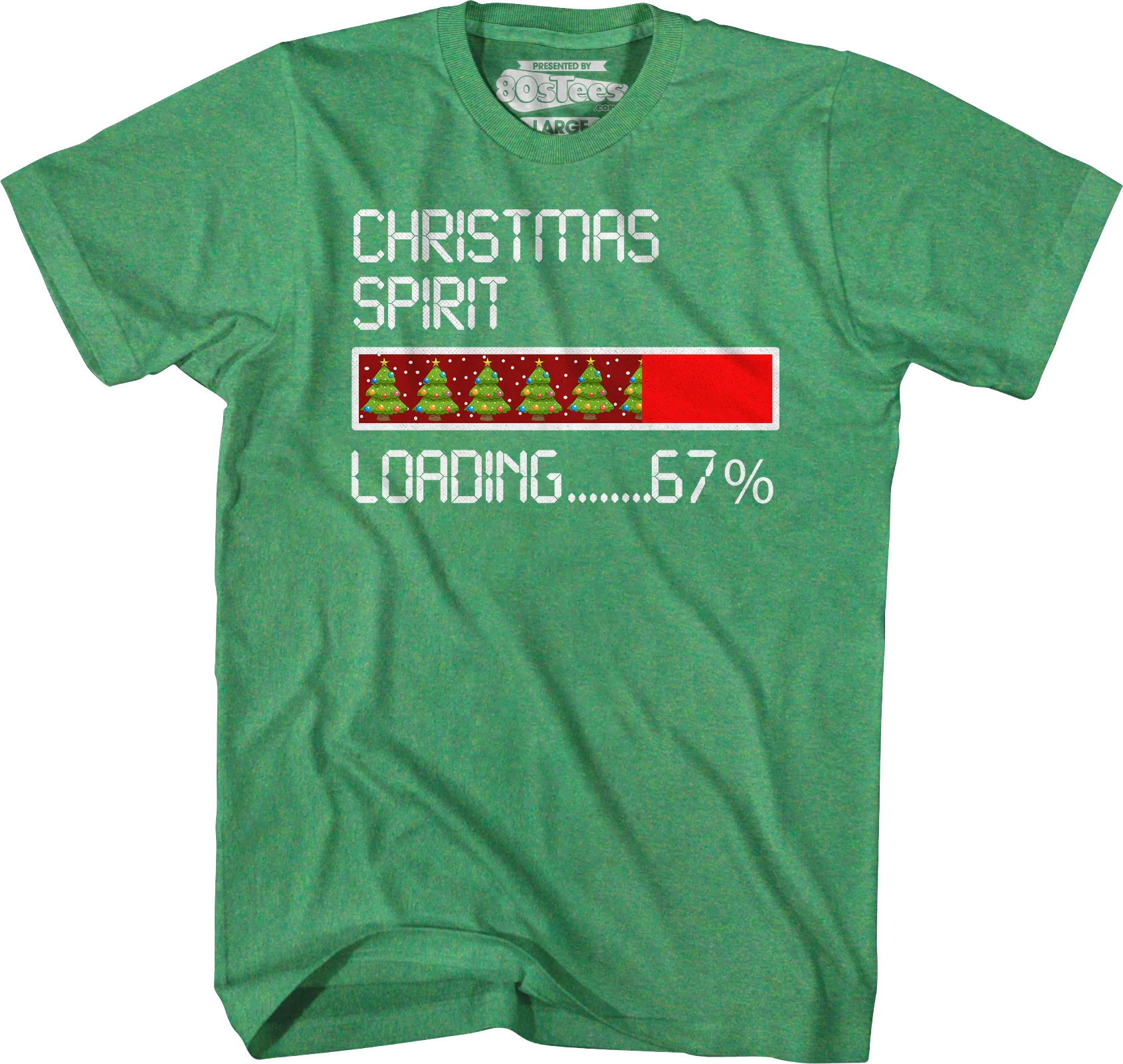 Christmas Spirit Loading T-Shirt - Image 3