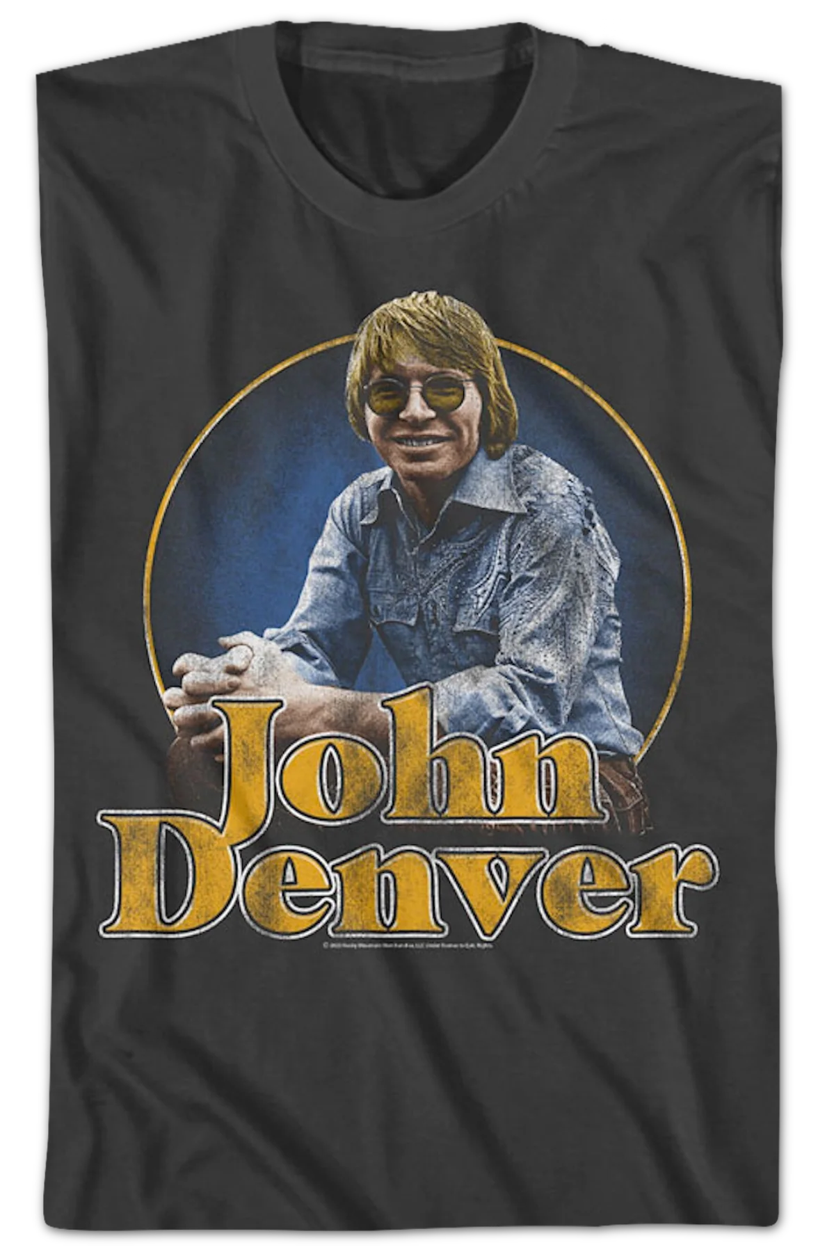Circle Photo John Denver T-Shirt - Image 2
