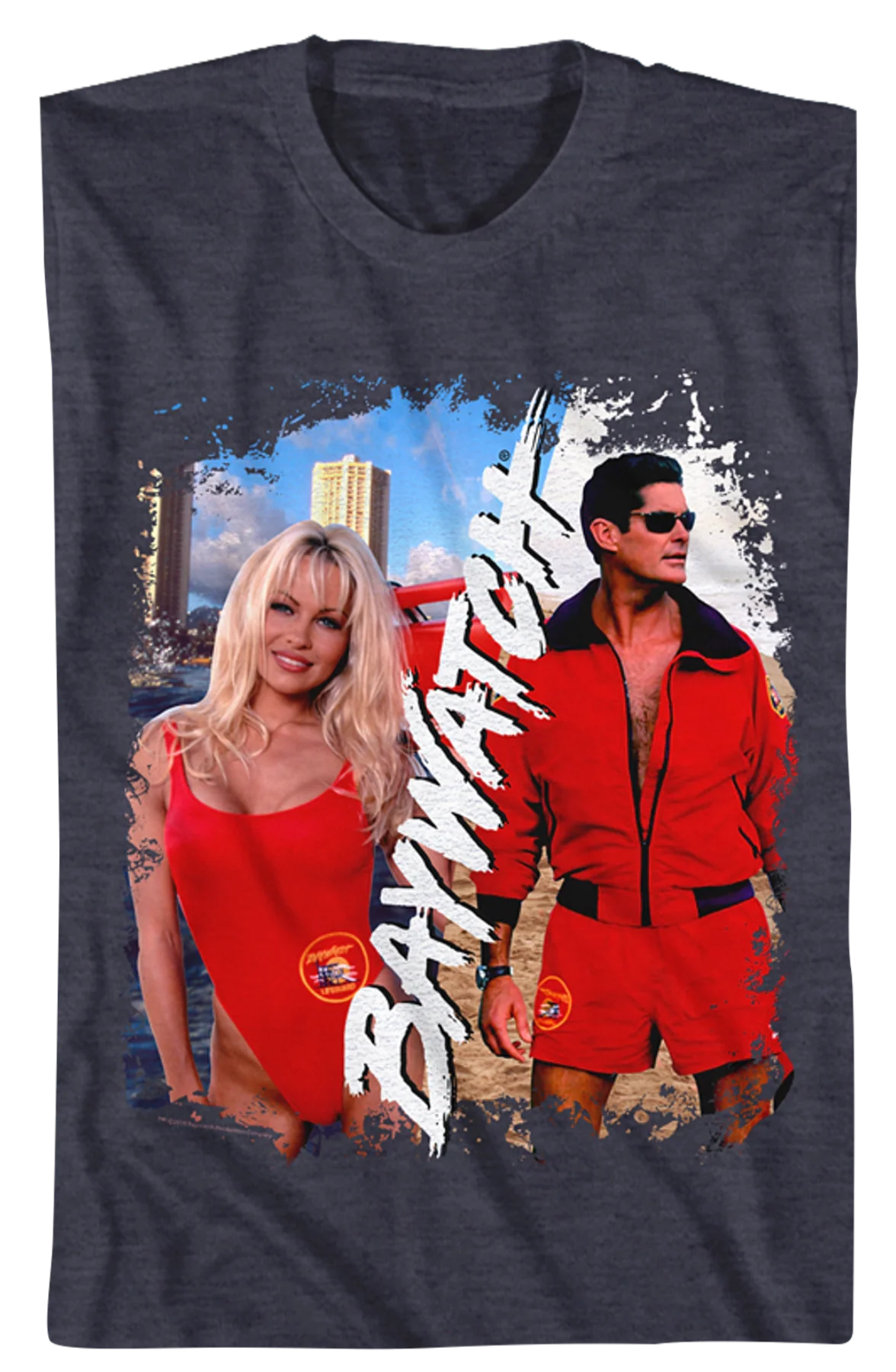 CJ and Mitch Baywatch T-Shirt - Image 2