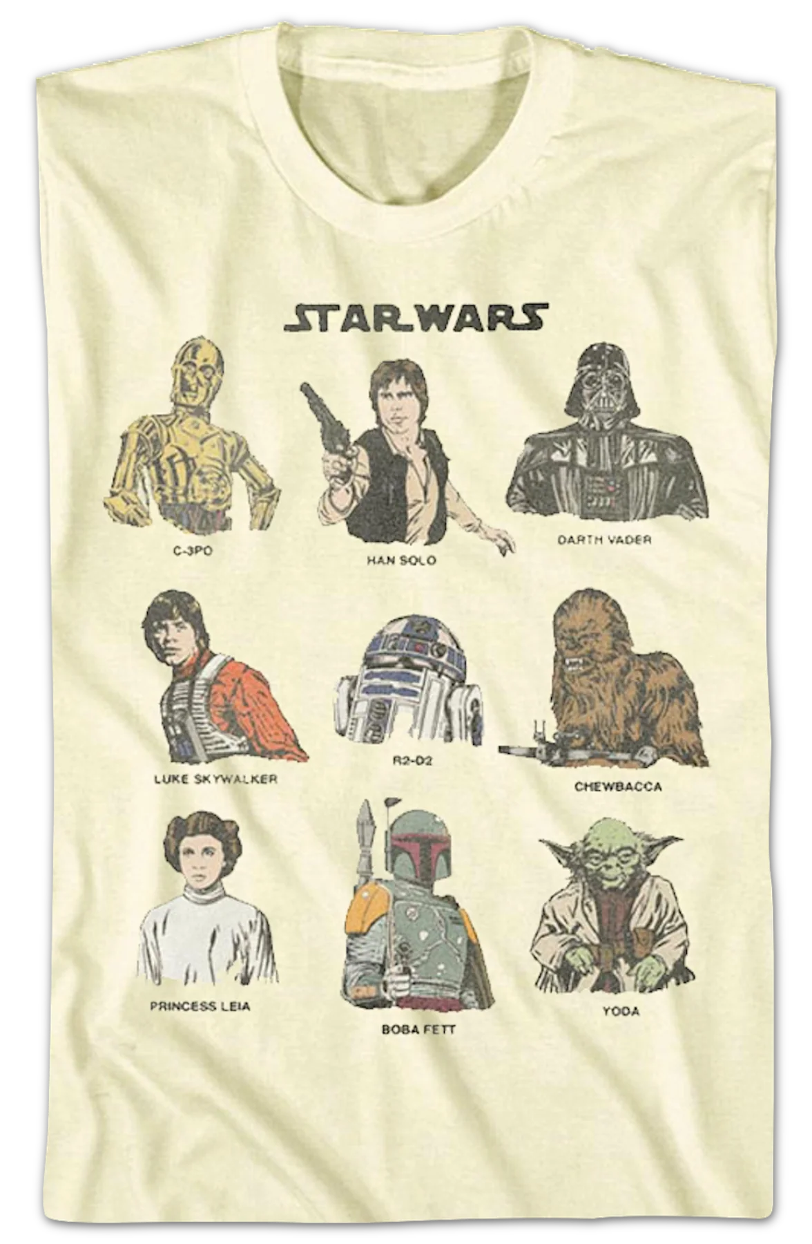 Classic Characters Star Wars T-Shirt - Image 2
