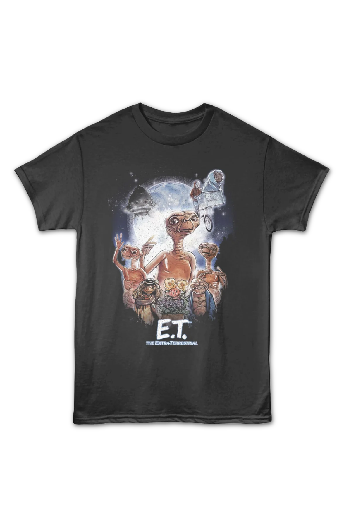 Classic Collage E.T. The Extra-Terrestrial T-Shirt - Image 2