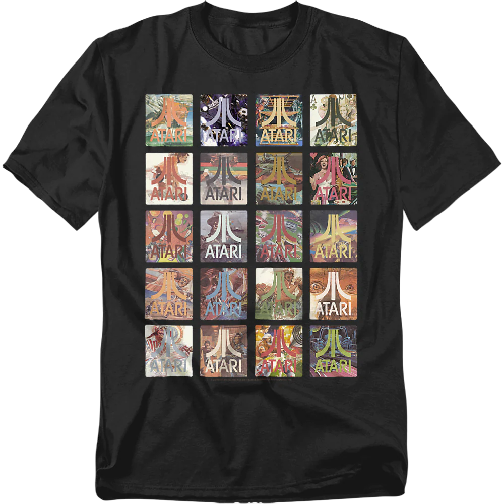 Classic Games Collage Atari T-Shirt - Image 2