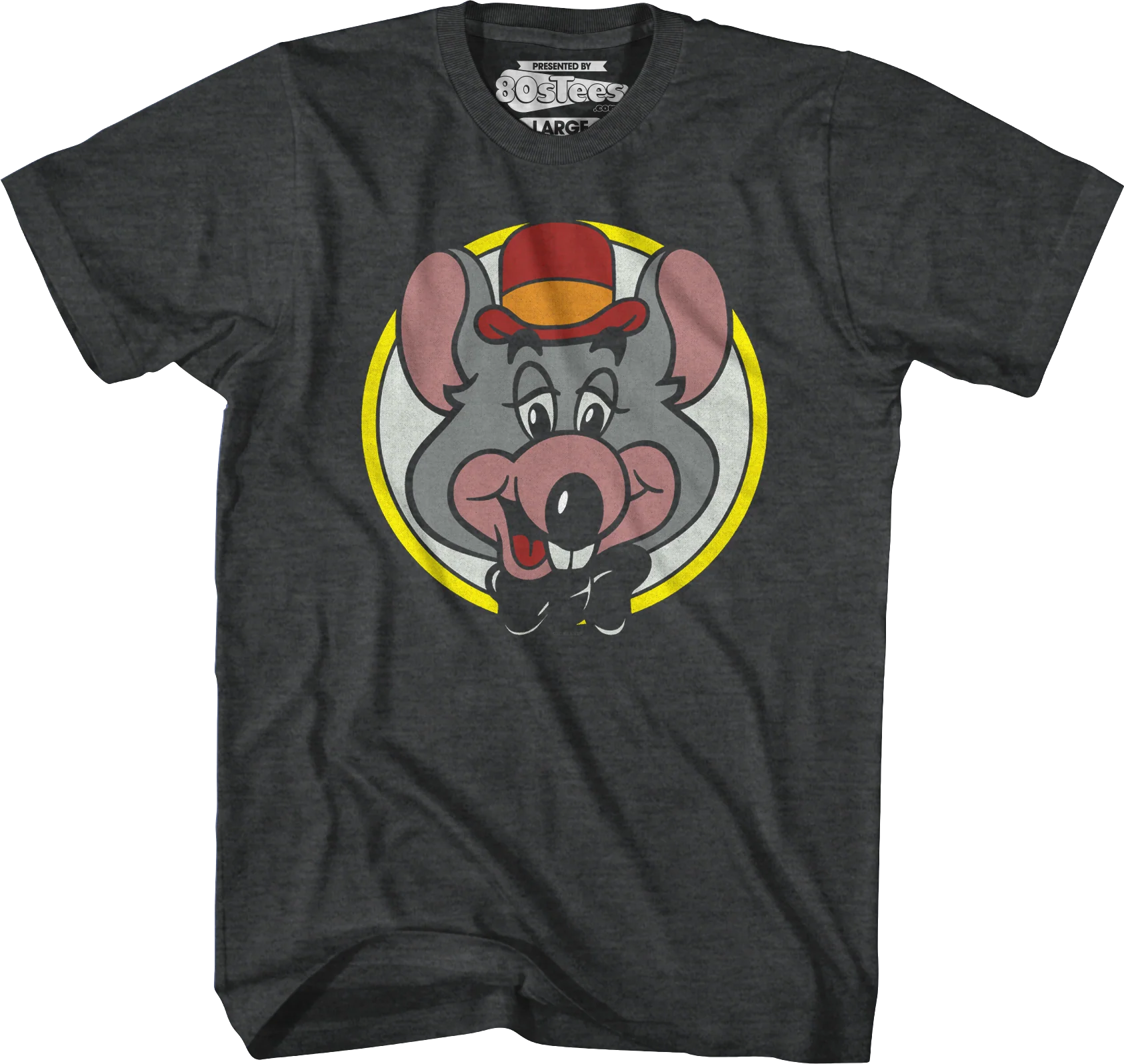 Close Up Circle Chuck E. Cheese T-Shirt - Image 3