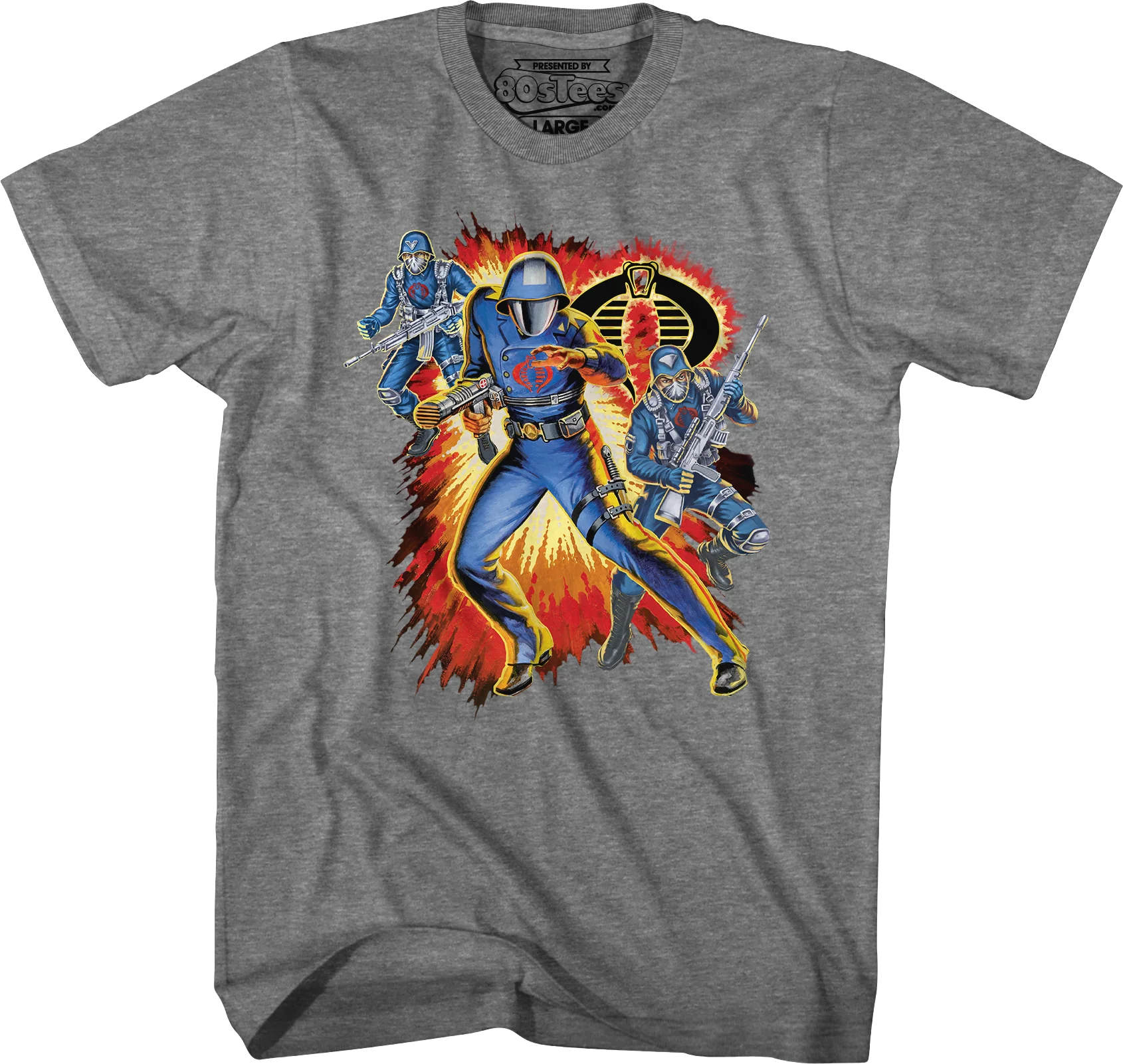 Cobra Explosion GI Joe T-Shirt - Image 3