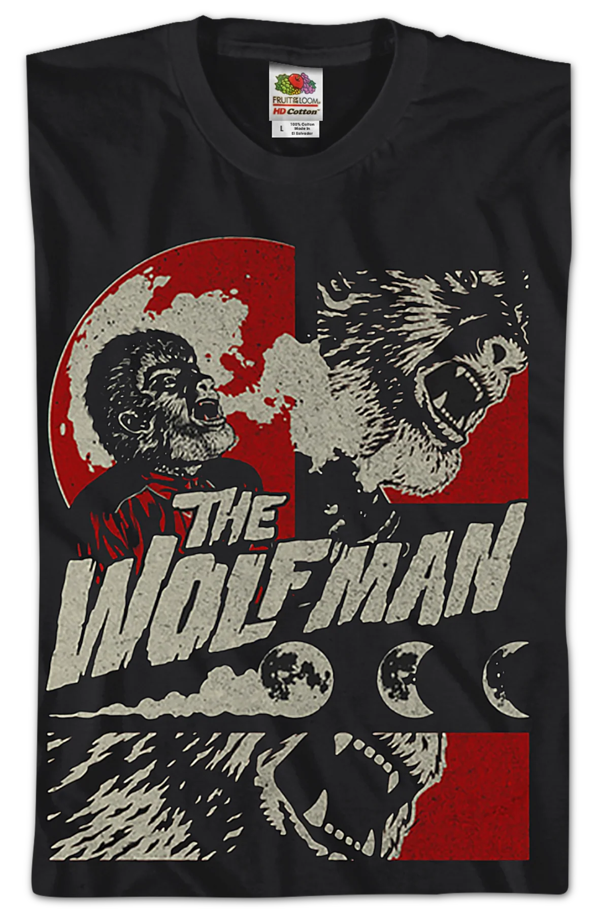 Collage Wolf Man T-Shirt - Image 2