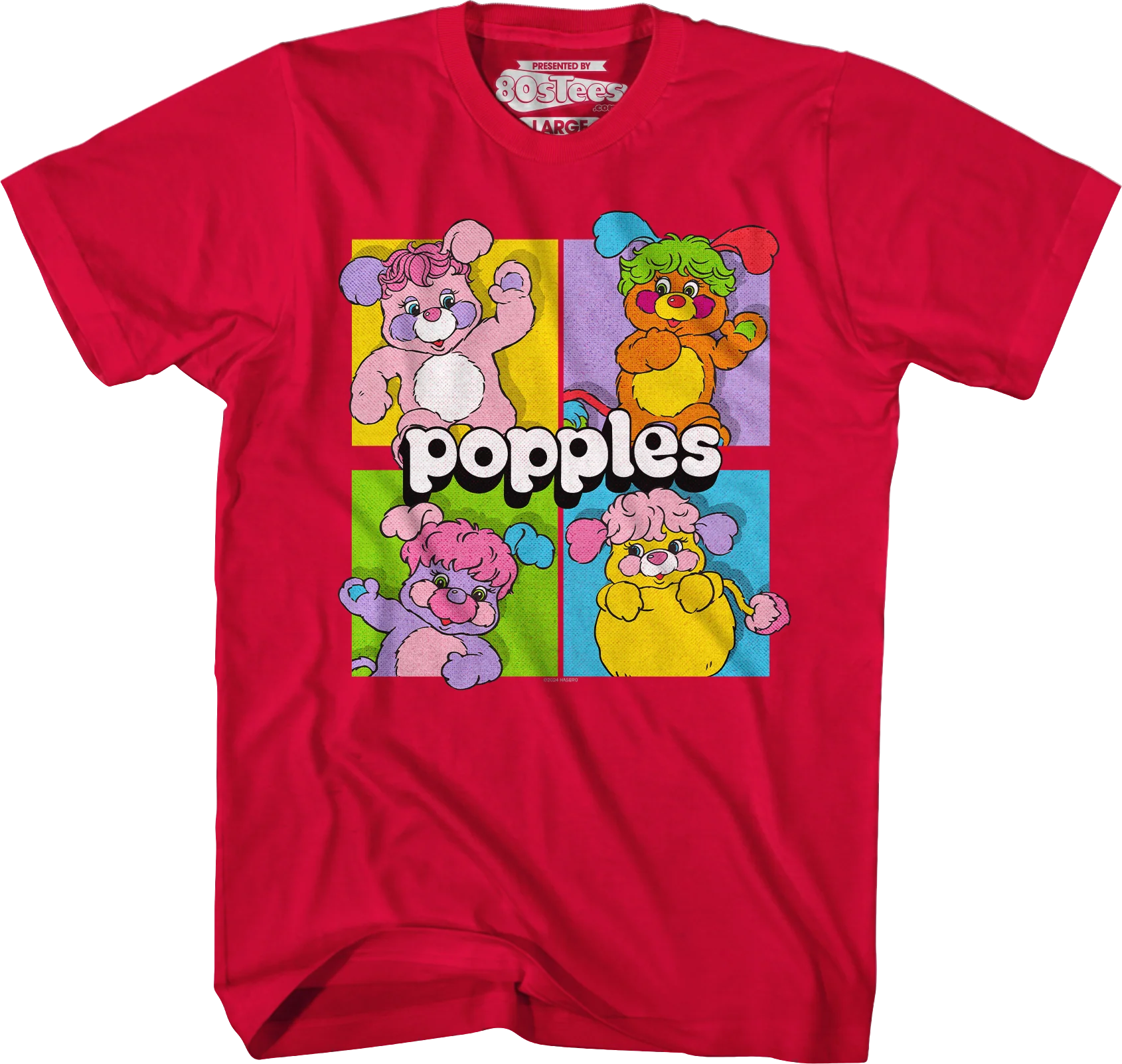 Colorful Blocks Popples T-Shirt - Image 10