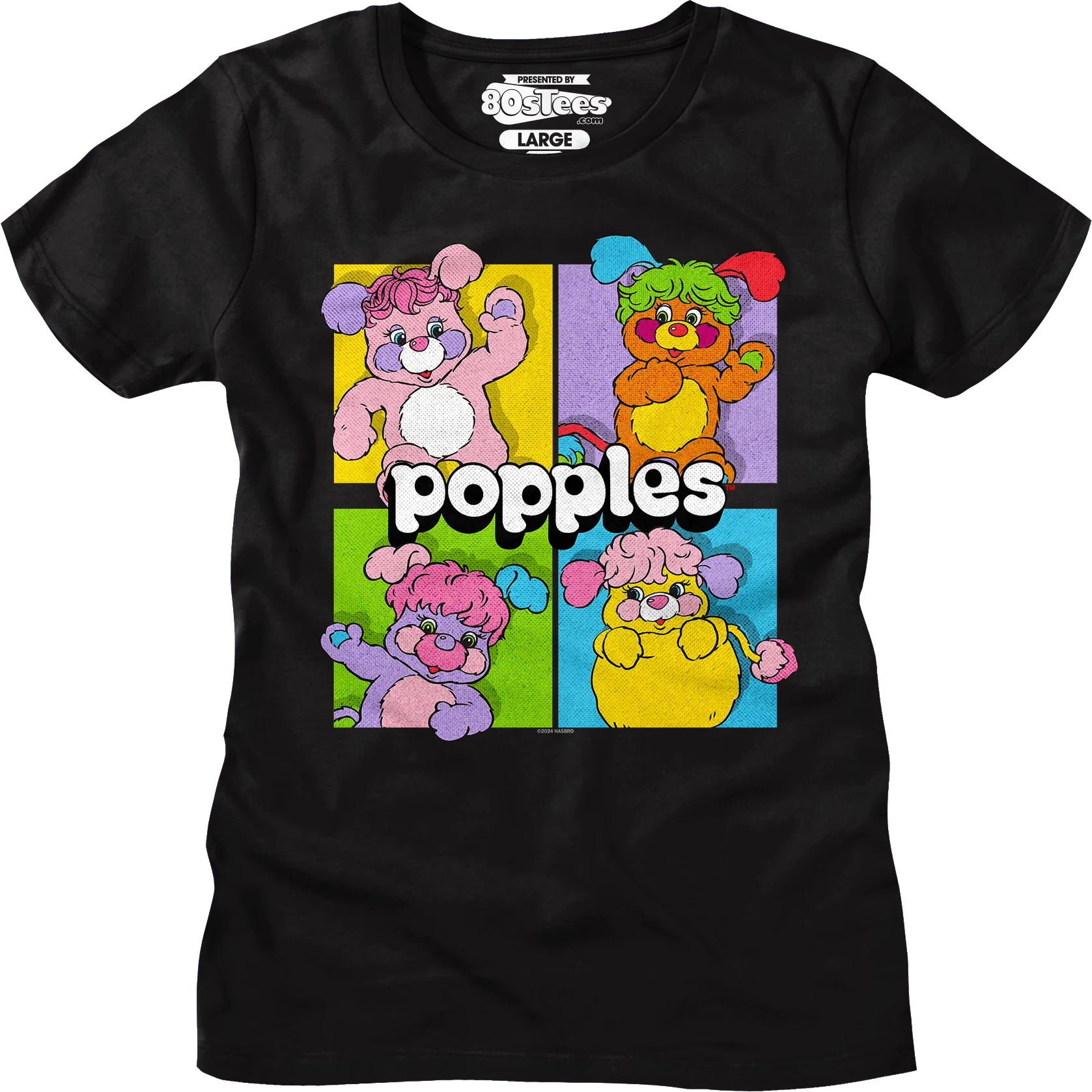 Colorful Blocks Popples T-Shirt - Image 5