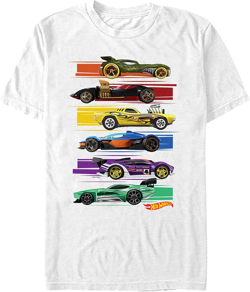 Colorful Cars Hot Wheels T-Shirt