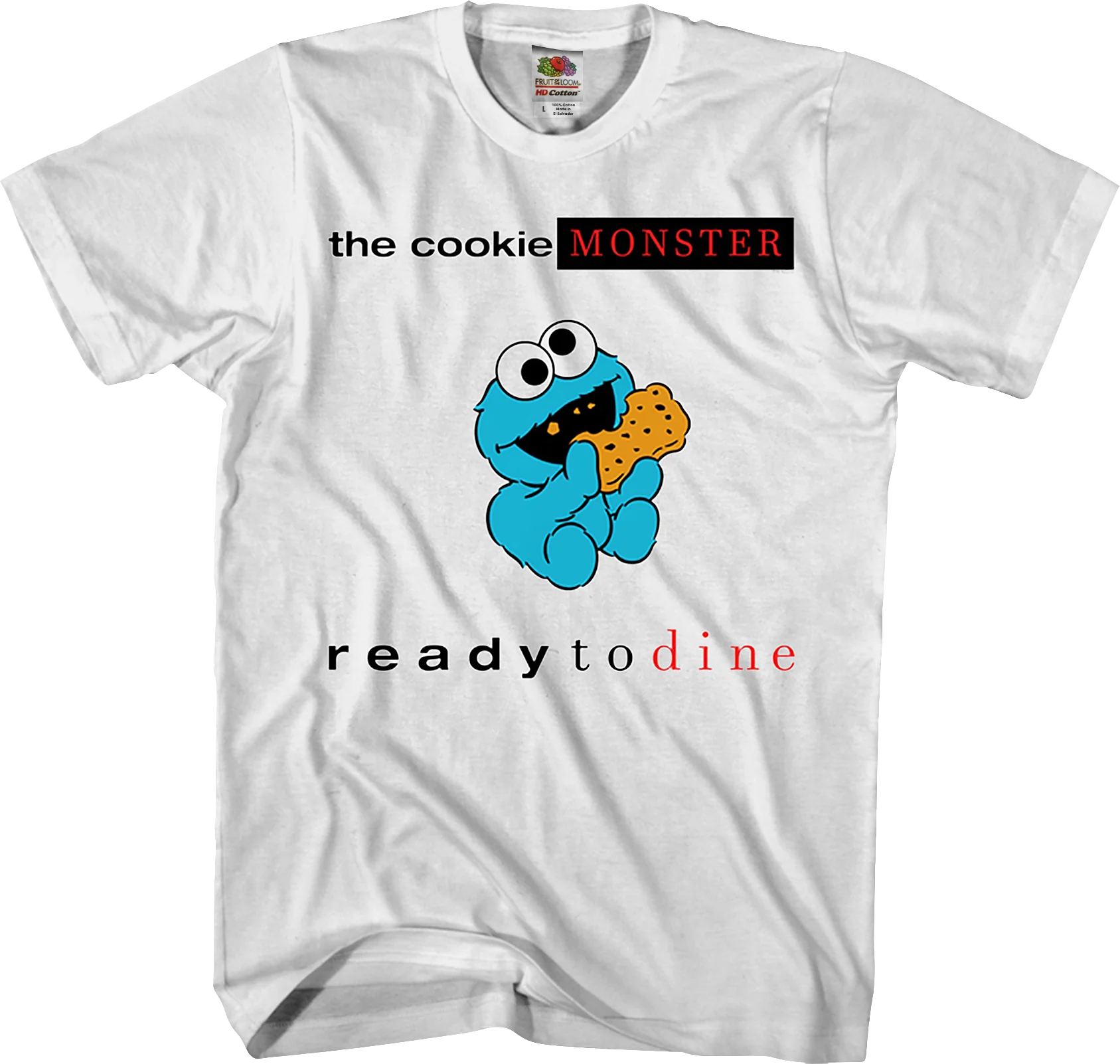 Cookie Monster Ready to Dine Sesame Street T-Shirt
