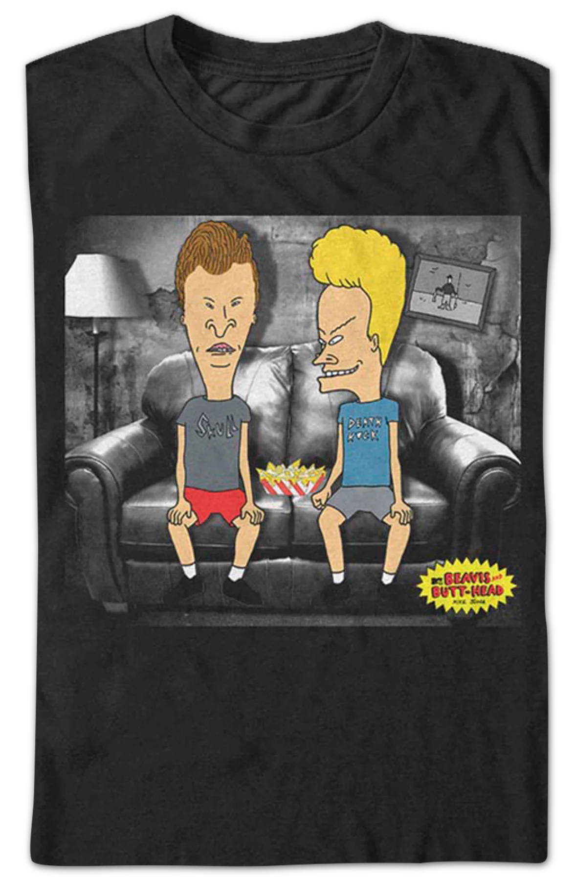 Couch Beavis And Butt-Head T-Shirt - Image 2