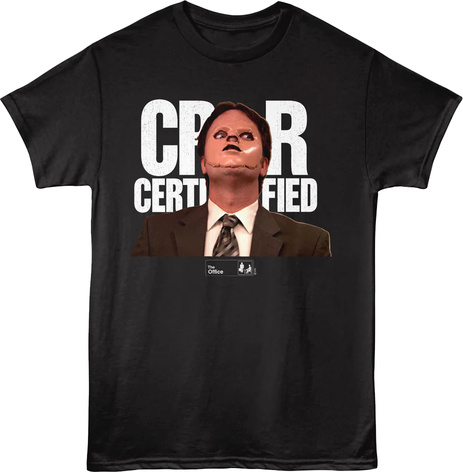 CPR Certified The Office T-Shirt