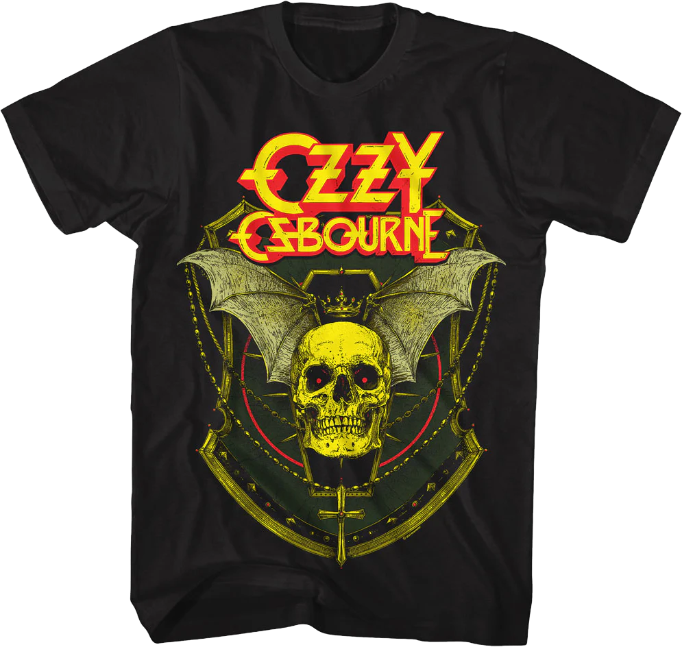 Crowned Skull Ozzy Osbourne T-Shirt