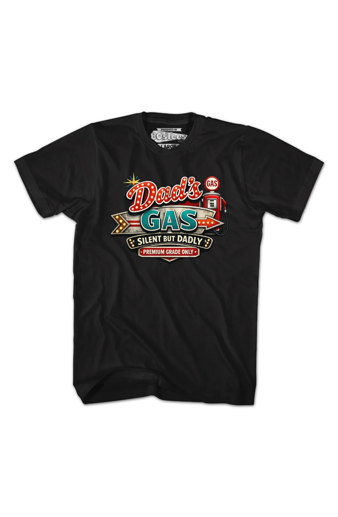 Dad's Gas Silent But Dadly T-Shirt - Image 2