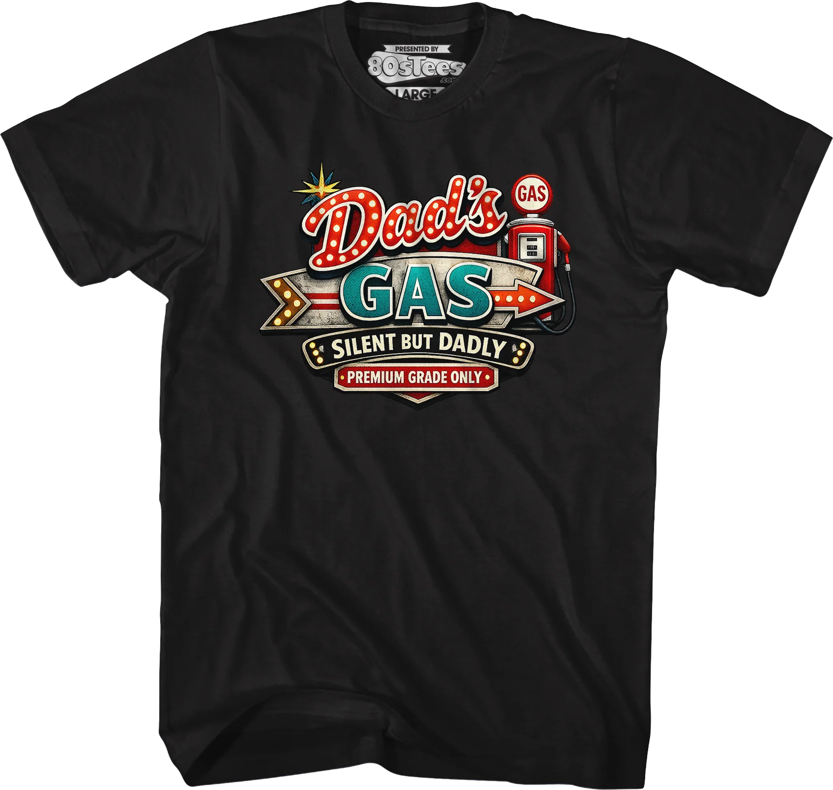 Dad's Gas Silent But Dadly T-Shirt - Image 4