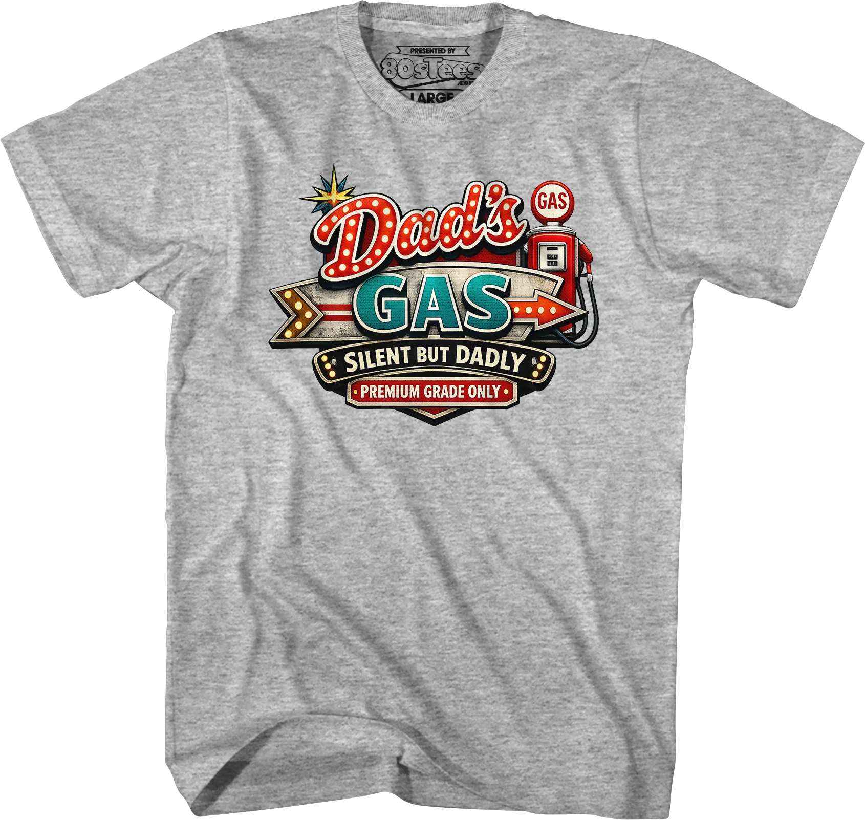 Dad's Gas Silent But Dadly T-Shirt - Image 5