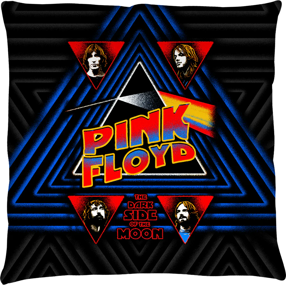 Dark Side of the Moon Pink Floyd Throw Pillow
