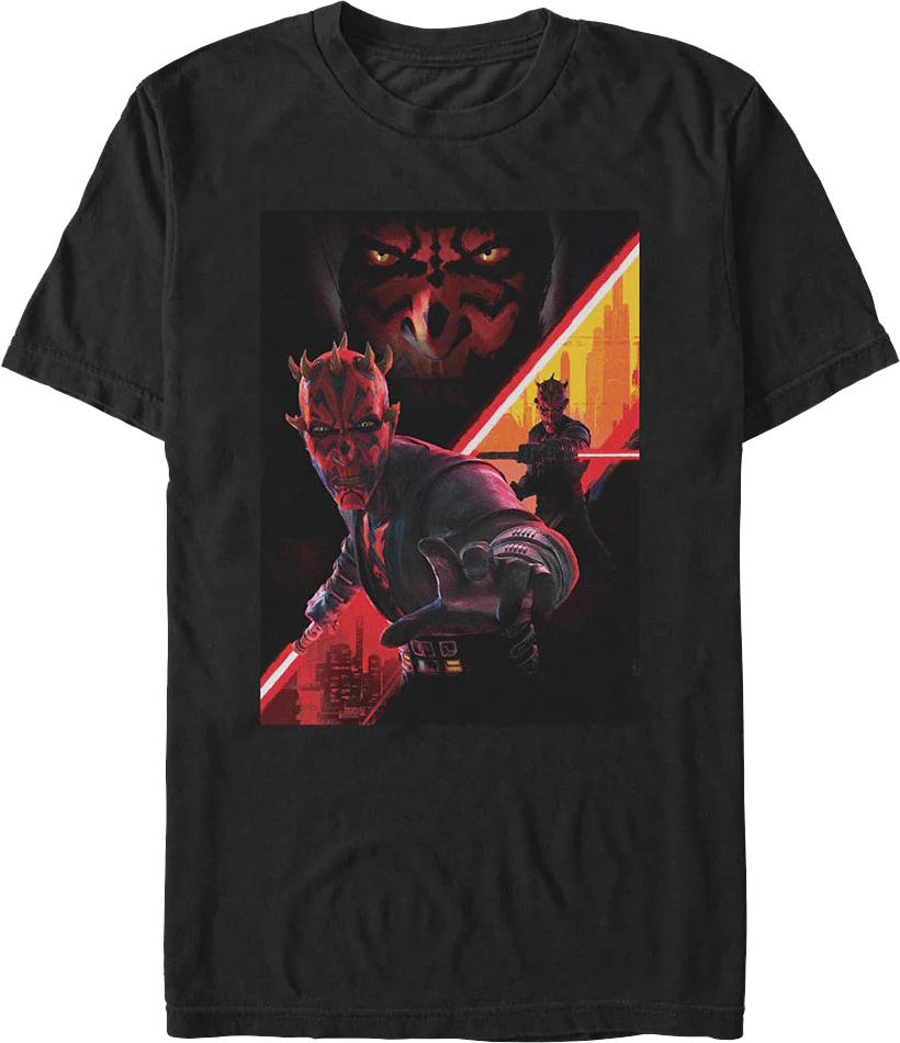 Darth Maul Collage Star Wars T-Shirt