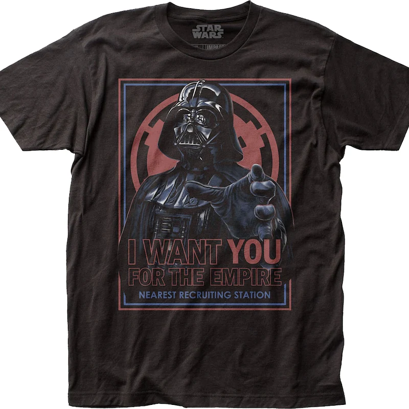 Darth Vader I Want You For The Empire Star Wars T-Shirt