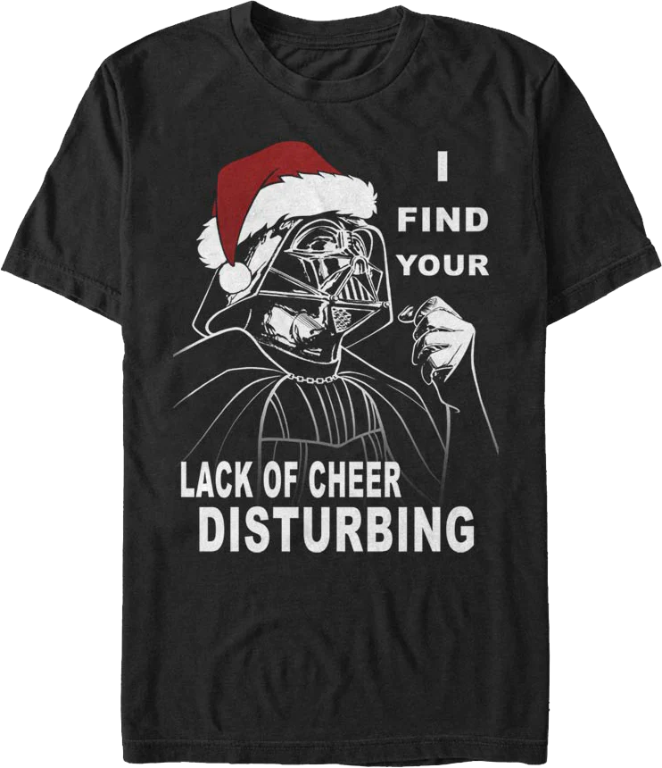 Darth Vader Lack Of Cheer Star Wars Christmas T-Shirt