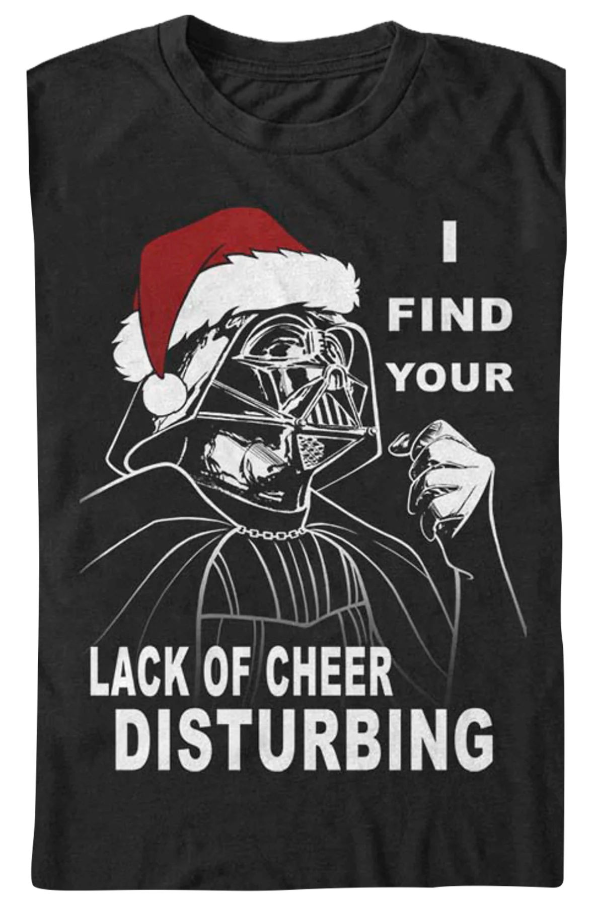 Darth Vader Lack Of Cheer Star Wars Christmas T-Shirt - Image 2