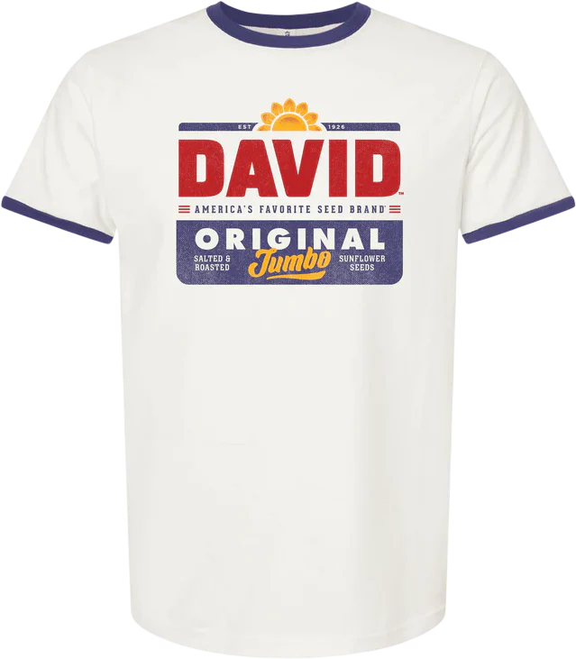 David Sunflower Seeds Ringer Shirt