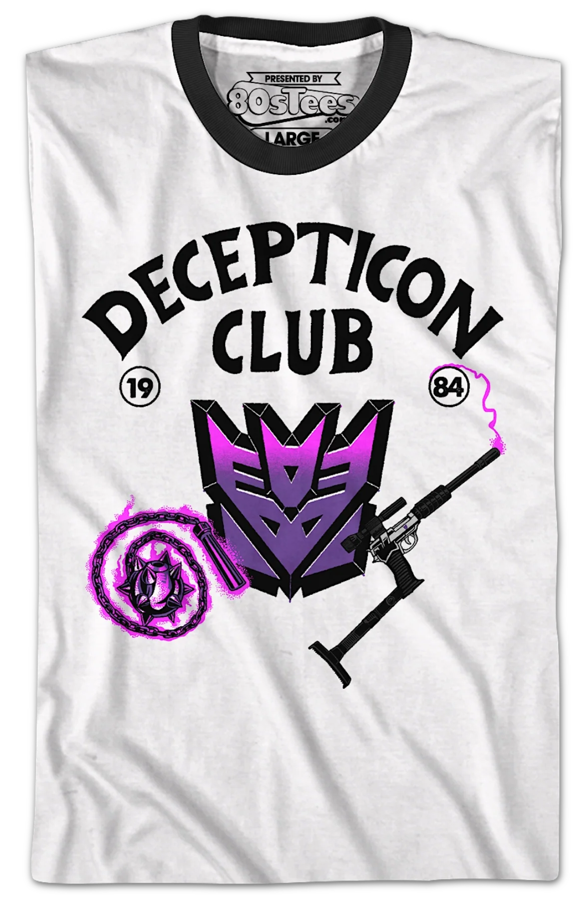 Decepticon Club Transformers Ringer Shirt - Image 2