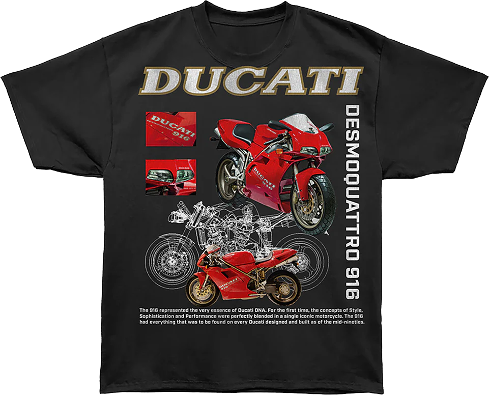 Desmoquattro 916 Ducati Oversized T-Shirt