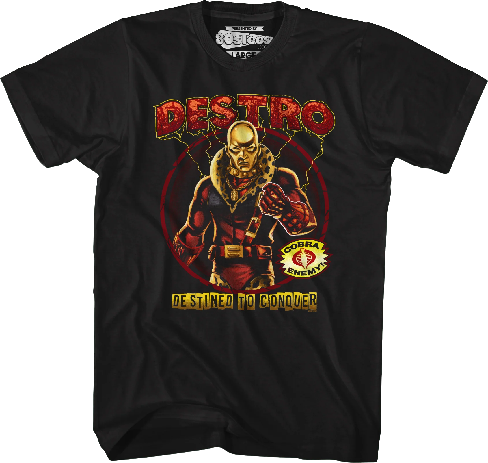 Destro Destined To Conquer GI Joe T-Shirt - Image 10