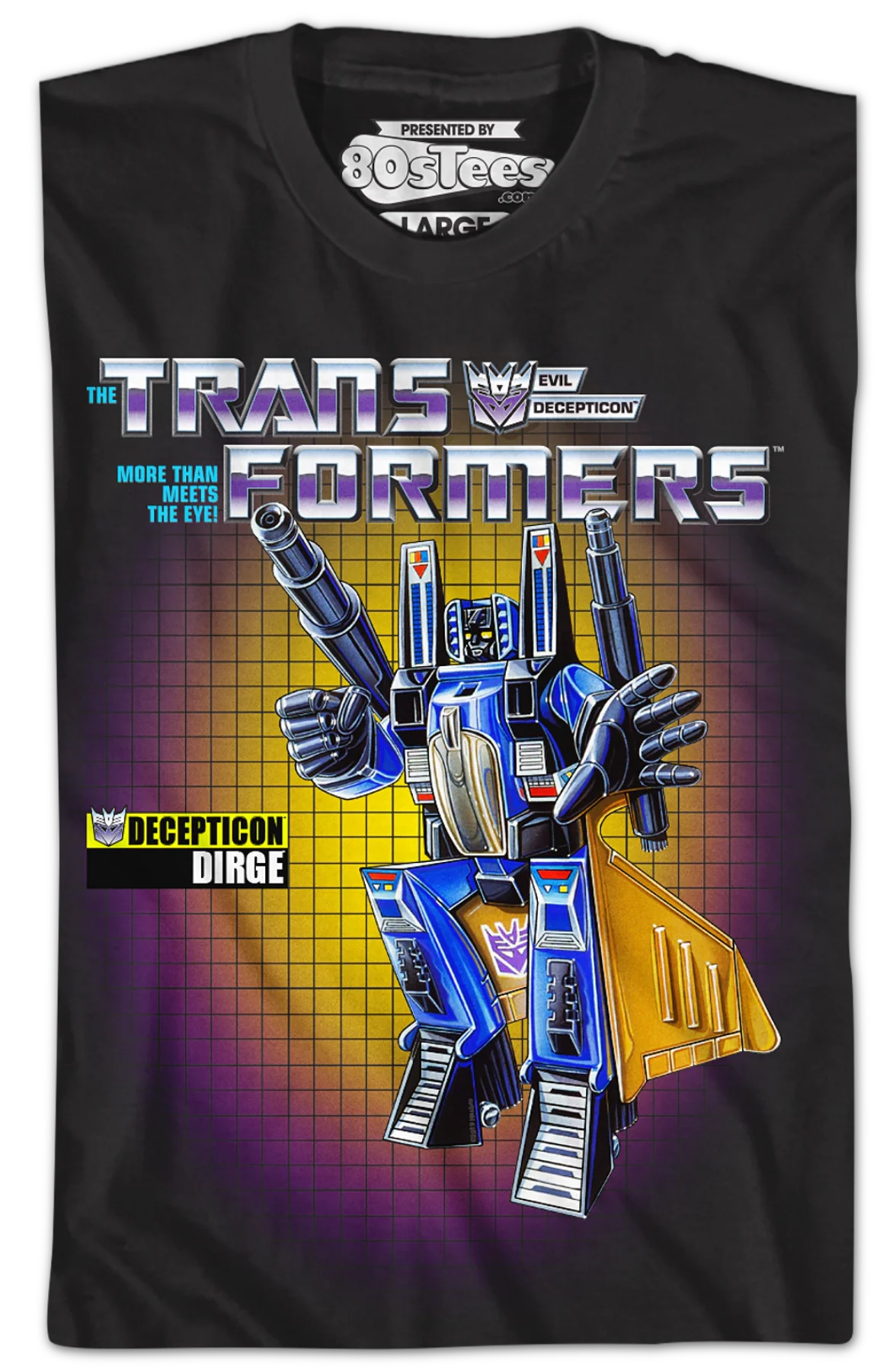 Dirge Box Art Transformers T-Shirt - Image 2