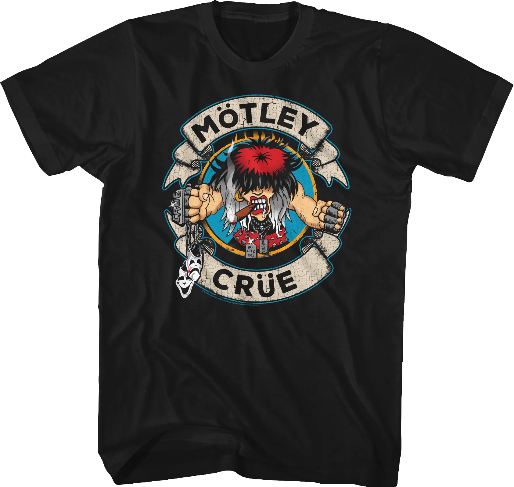 Distressed Allister Fiend Motley Crue T-Shirt