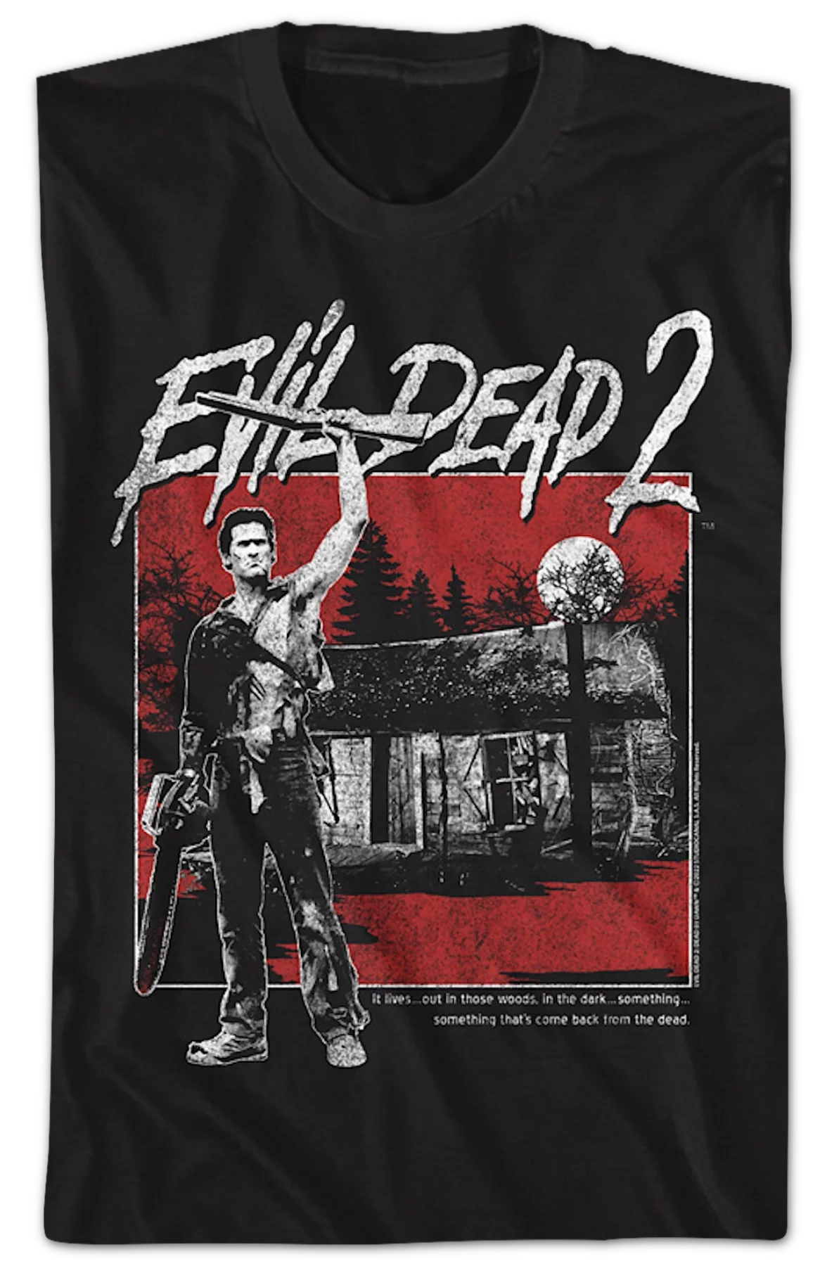 Distressed Cabin Evil Dead T-Shirt - Image 2