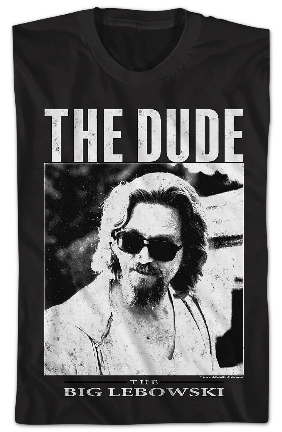 Distressed Dude Big Lebowski T-Shirt - Image 2