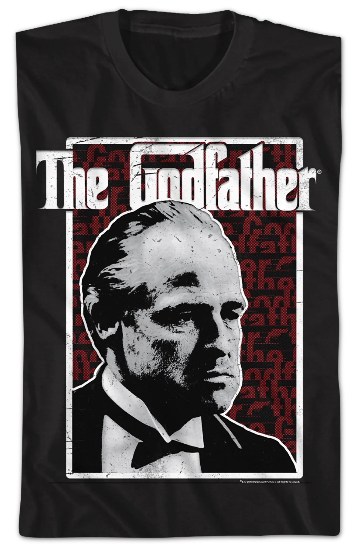 Distressed Frame Godfather T-Shirt - Image 2