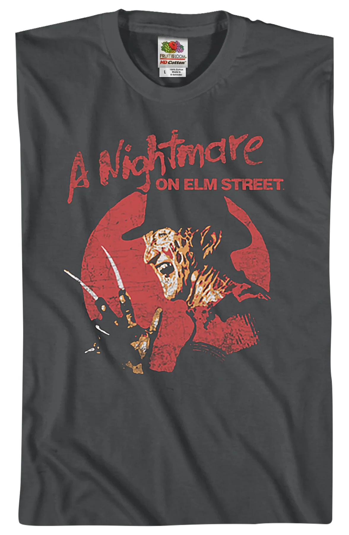 Distressed Freddy Krueger Nightmare On Elm Street T-Shirt - Image 2