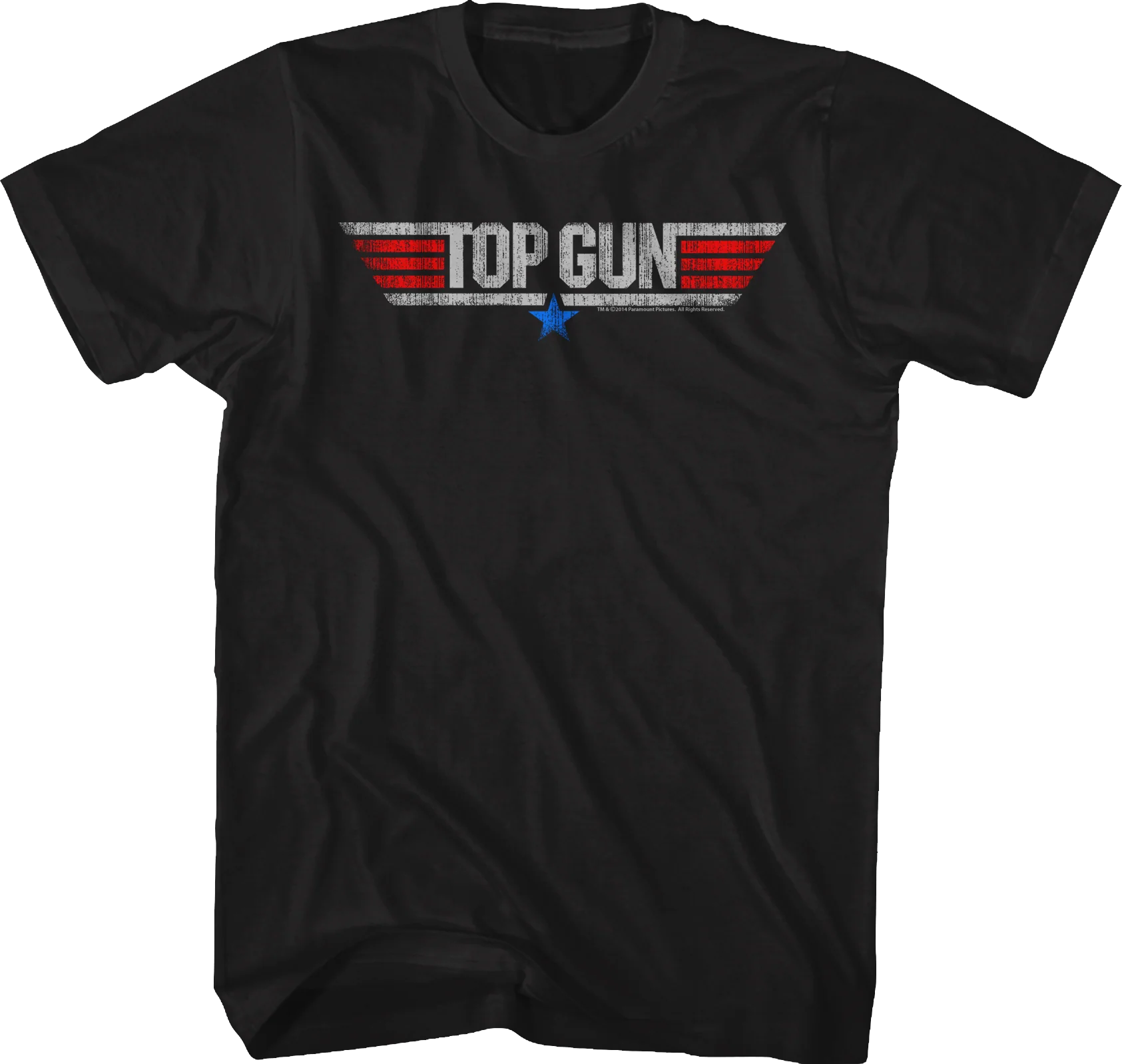 Distressed Logo Top Gun T-Shirt