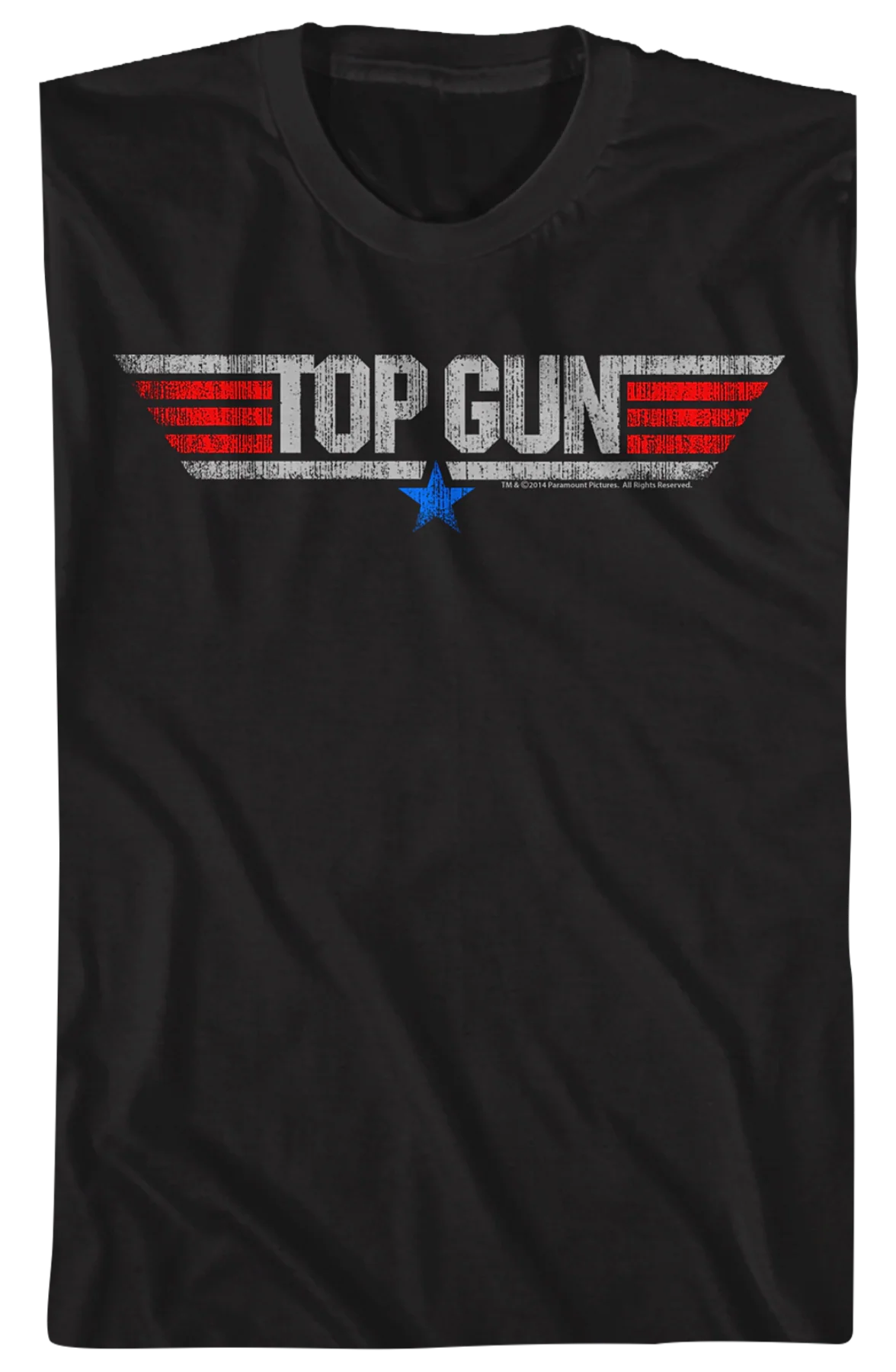 Distressed Logo Top Gun T-Shirt - Image 2