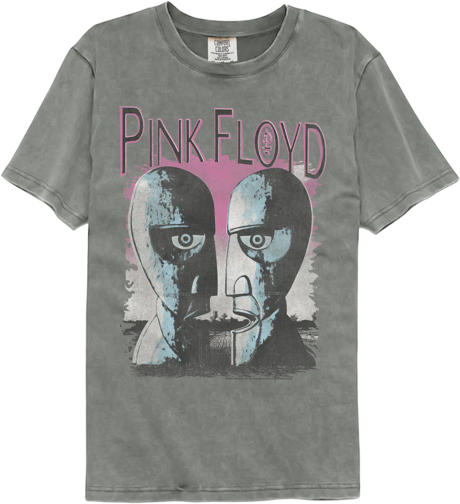 Division Bell Heads Pink Floyd Comfort Colors Brand T-Shirt