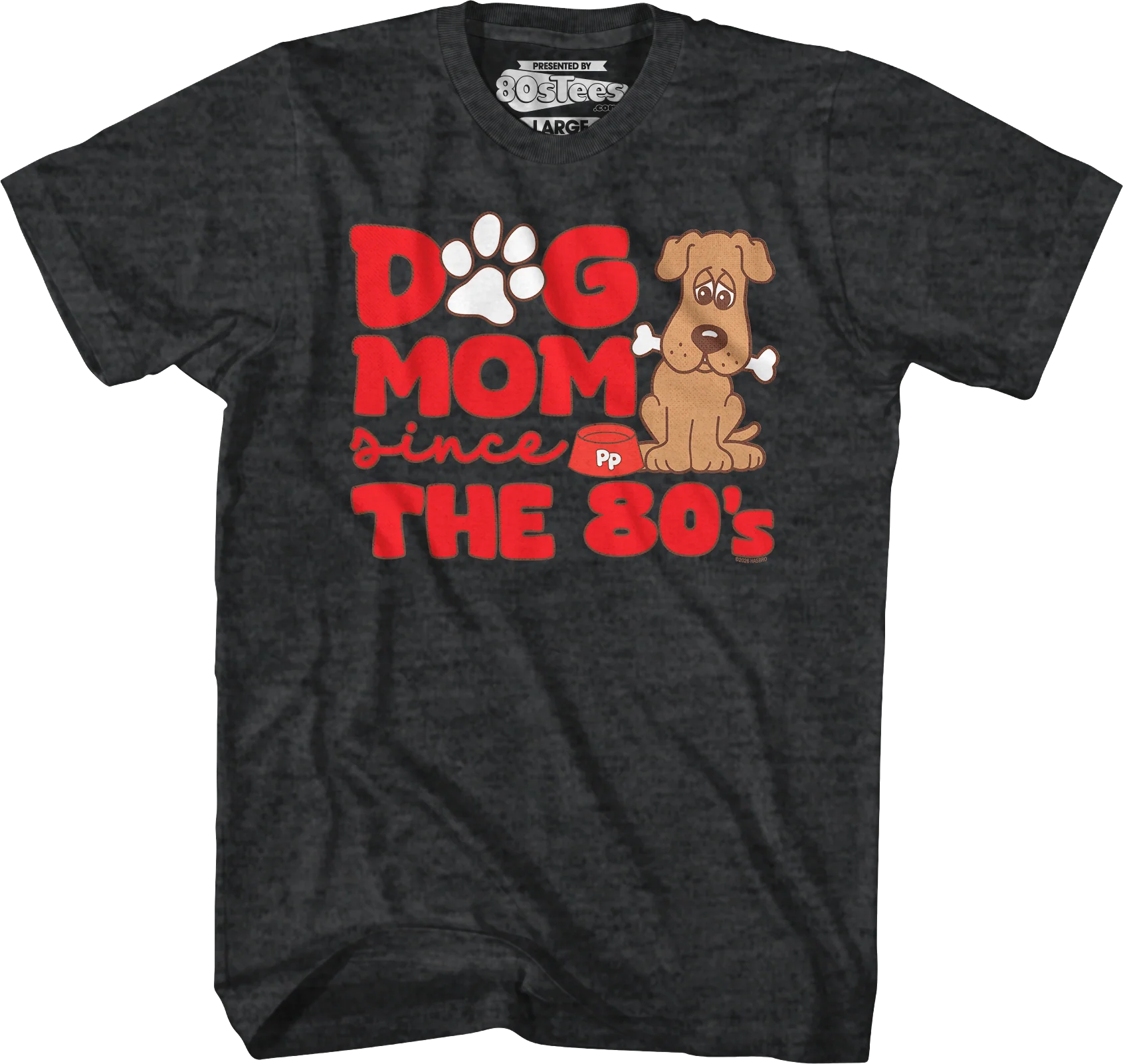 Dog Mom Since The 1980's Pound Puppies T-Shirt - Image 5