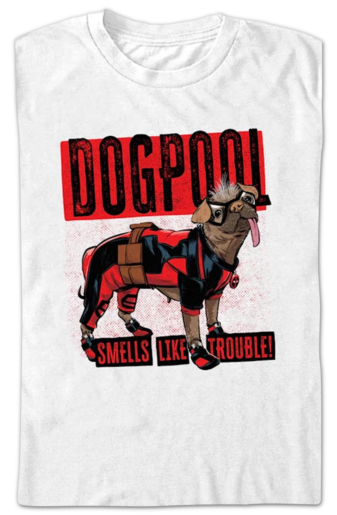 Dogpool Smells Like Trouble Deadpool & Wolverine Marvel Comics T-Shirt - Image 2